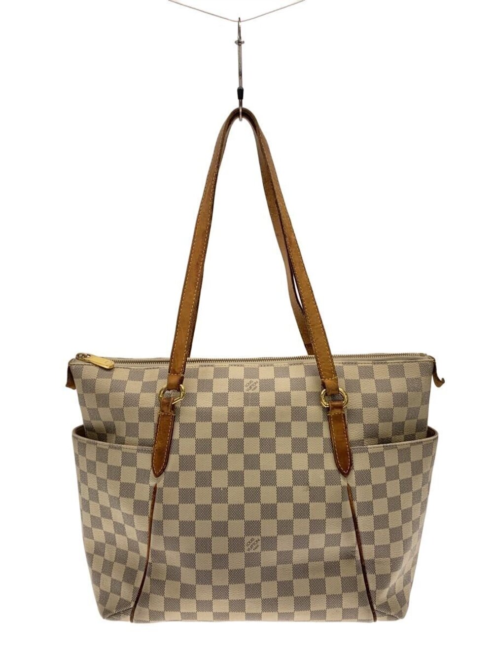 LOUIS VUITTON Totally Damier Azur White